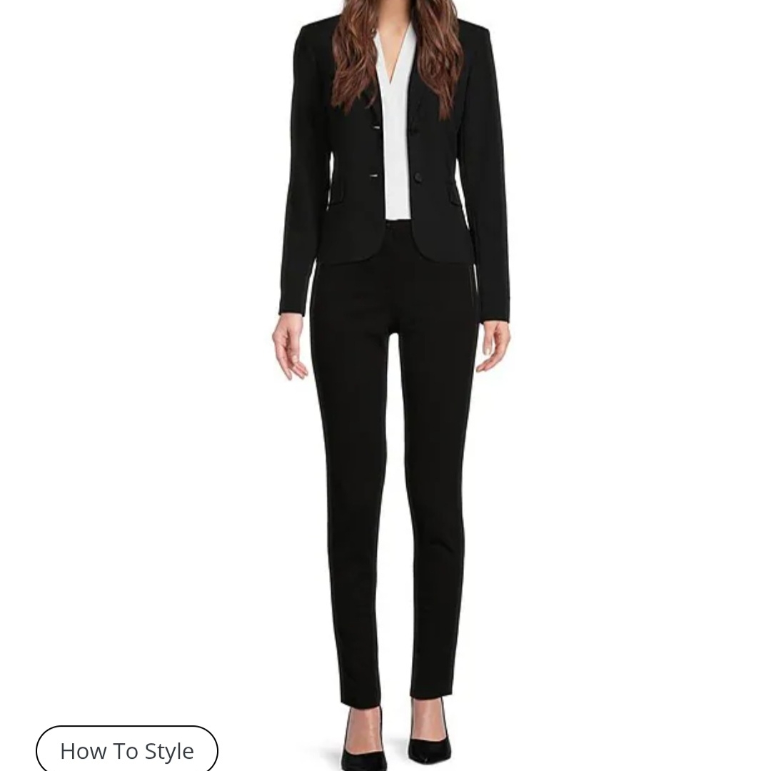 Calvin Klein Black Pantsuit